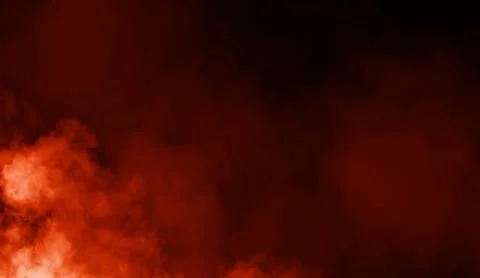 Fog and mist effect on isolated black background for text or space Stock Illustration