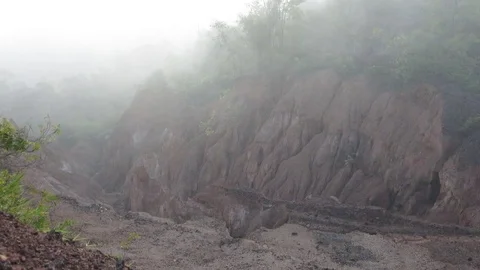 Fog and mountain Stock Footage 103350625