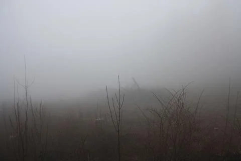 Fog in Austria. Stock Photos