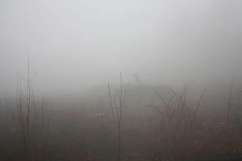 Fog in Austria. Stock Photos
