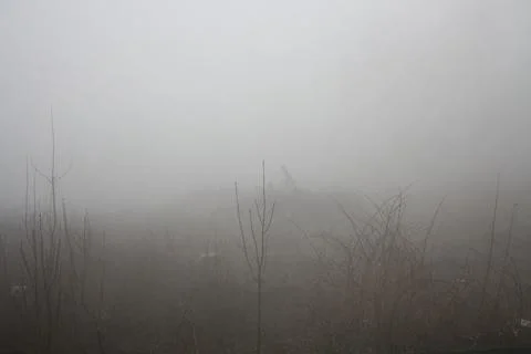 Fog in Austria. Stock Photos