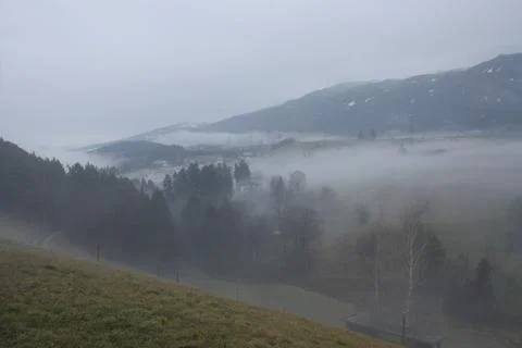 Fog in Austria Stock Photos