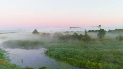 Fog, Backwaters 스톡 동영상 211786549