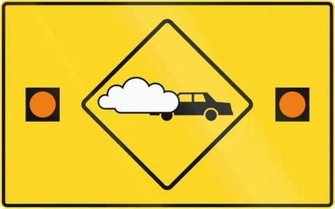 Fog in Canada Stock Illustration