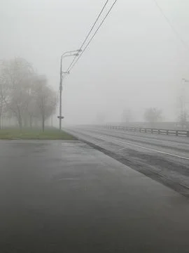 Fog in the city Stock Photos