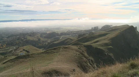 Fog clearing time lapse Stock Footage 457014