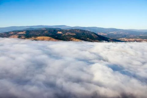 Fog Clouds Stockfoto's