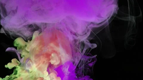 Fog color smoke loop animation Video stock 146050995