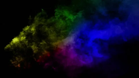 Fog dust smoke loop animation Vídeos de archivo 145922368