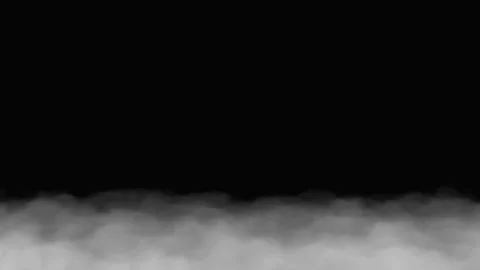 Fog effect on black background for video editing. Slow horizontal scrolling. Inf Stock-Footage 308051305