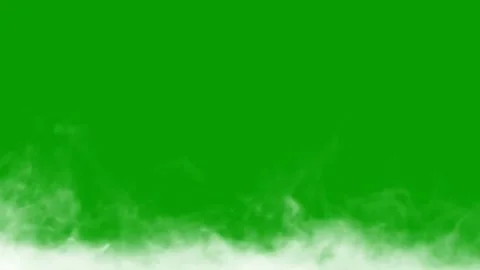 Fog Effect Green Screen Chroma Key Animation  Video Footage Stock Footage 322161487