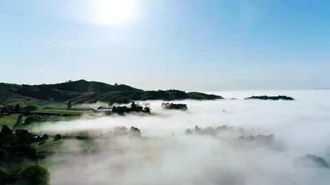 Fog envelops Stock Footage 251404126