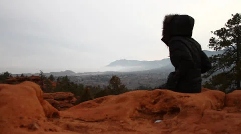 Fog At Garden of The Gods Stock Footage 25242345