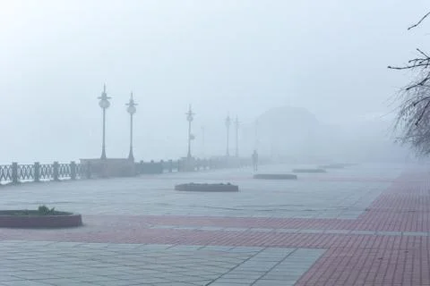 Fog in Kiev Stock Photos