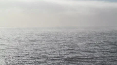 Fog on the Lake Stock Footage 23691907