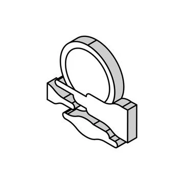 Fog light isometric icon vector illustration Stockillustratie