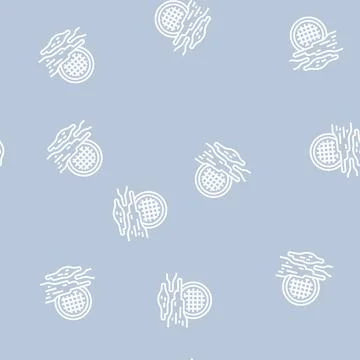 Fog light line seamless pattern Stock Illustration