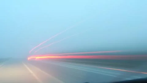 Fog light trace lights Foto stock