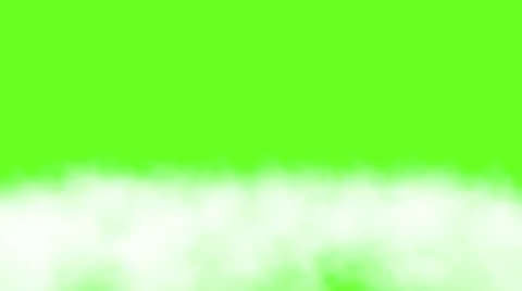 Fog in lower thirds on green screen Stock Footage 44232211