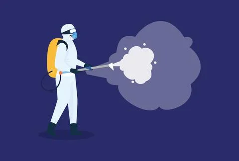 Fog Machine Concept Illustration Stock Illustration