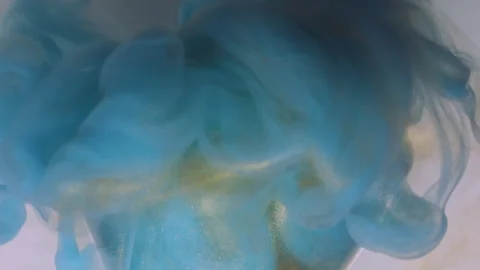 Fog mix cracked light bulb paint fluid glass water Video stock 329458515