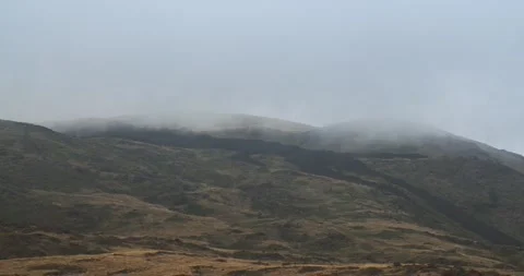 Fog on Mount Etna Stock Footage 150321056