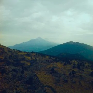 Fog on the Mount Stock Photos