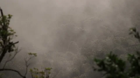 Fog On Mountain Stock Footage 57311823