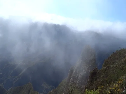 Fog in mountain Stock Footage 128545570