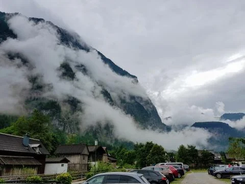 Fog on the Mountain Stock Photos