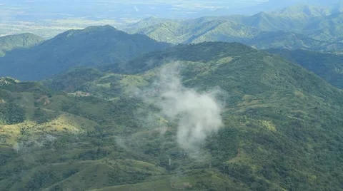 Fog in the mountains Stock Footage 11411936