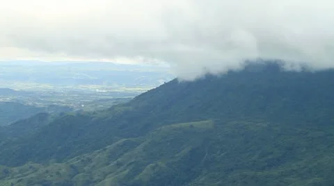 Fog in the mountains Stock Footage 11424364