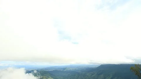 Fog in the mountains Stock Footage 11431381