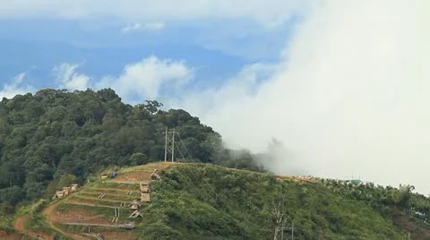 Fog in the mountains 動画素材 11434377