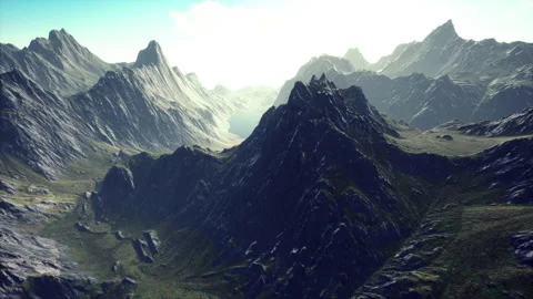 Fog in the mountains of Norway 库存影片 218315746