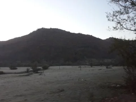 Fog in the mountains Stock Photos