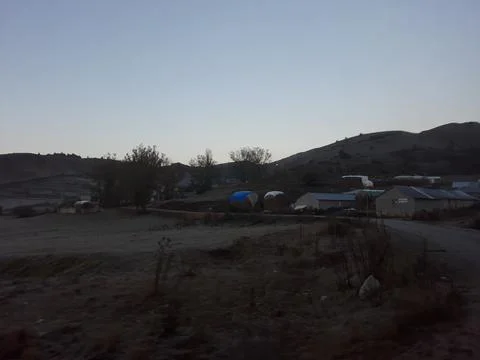 Fog in the mountains Stock Photos