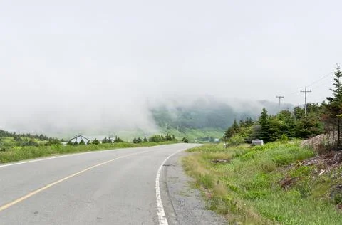 Fog in Newfoundland Stock Photos