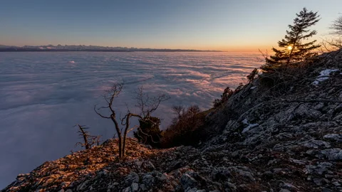 Fog Ocean - Timelapse 4k ProRes Stock Footage 202175107