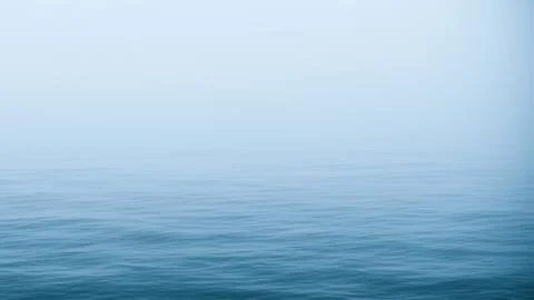 Fog on open sea Stock Illustration