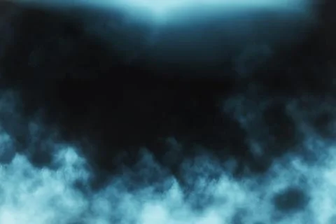 Fog or smoke on a black background. Stock Illustration