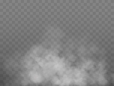 Fog or smoke, white cloudness Stock Illustration