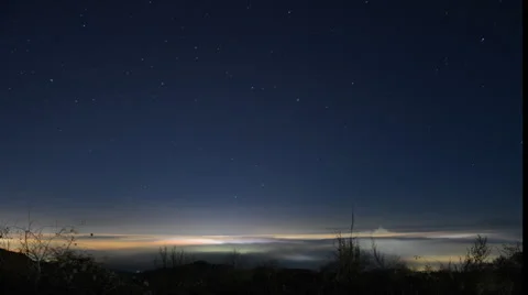 Fog over city Stock Footage 45273799