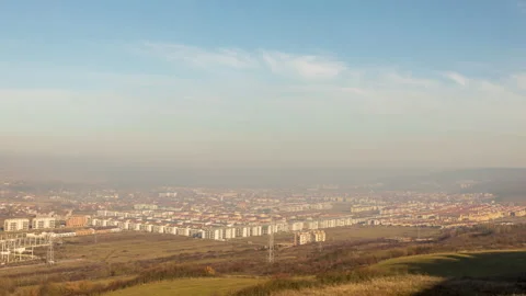 Fog over the city Stock Footage 165100206