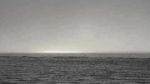Fog over the sea Stock Footage 94967934