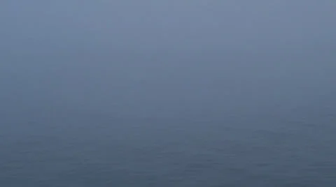 Fog over water Stock Footage 36035998