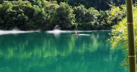 Fog overflowed the Xiaodong River Видео 295594812