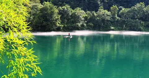 Fog overflowed the Xiaodong River Видео 295595318