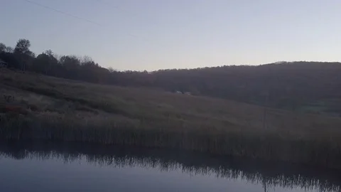 Fog on the Pond Stock Footage 82618373