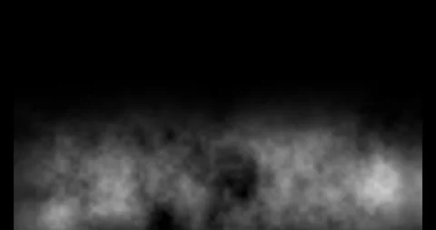 Fog rising steam black background loop 4K Video stock 307176675